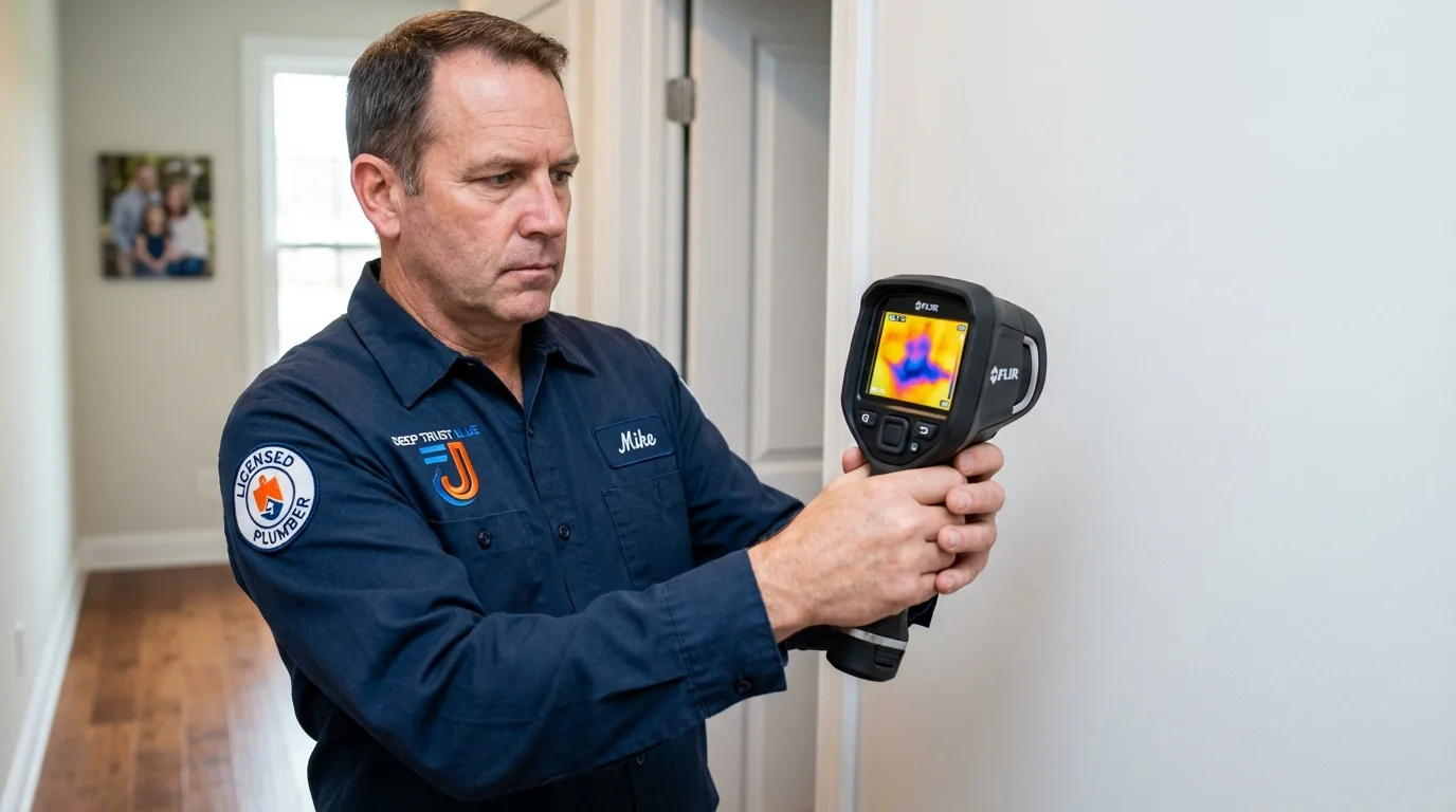 Thermal imaging leak detection by Johns Plumbing LLC in Irmo